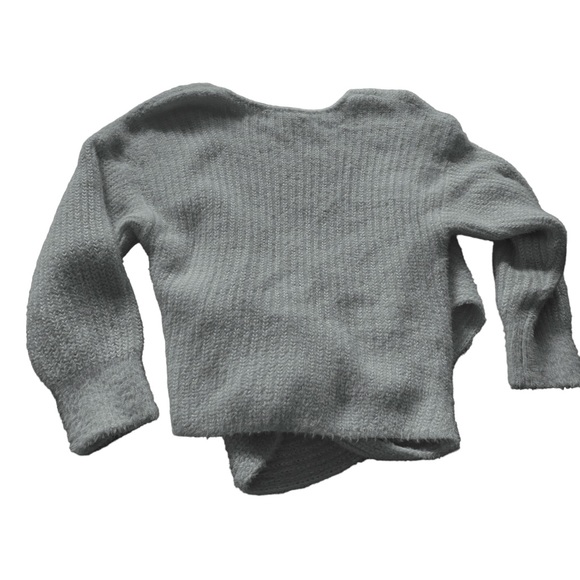 Urban Outfitters | Kane Wrap Sweater Mint Green Cozy Small - Picture 7 of 8